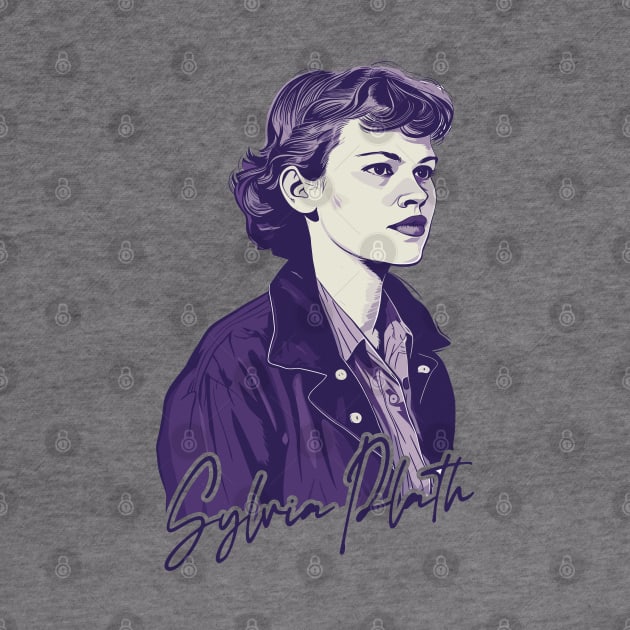 Sylvia Plath / Retro Quote Design by unknown_pleasures